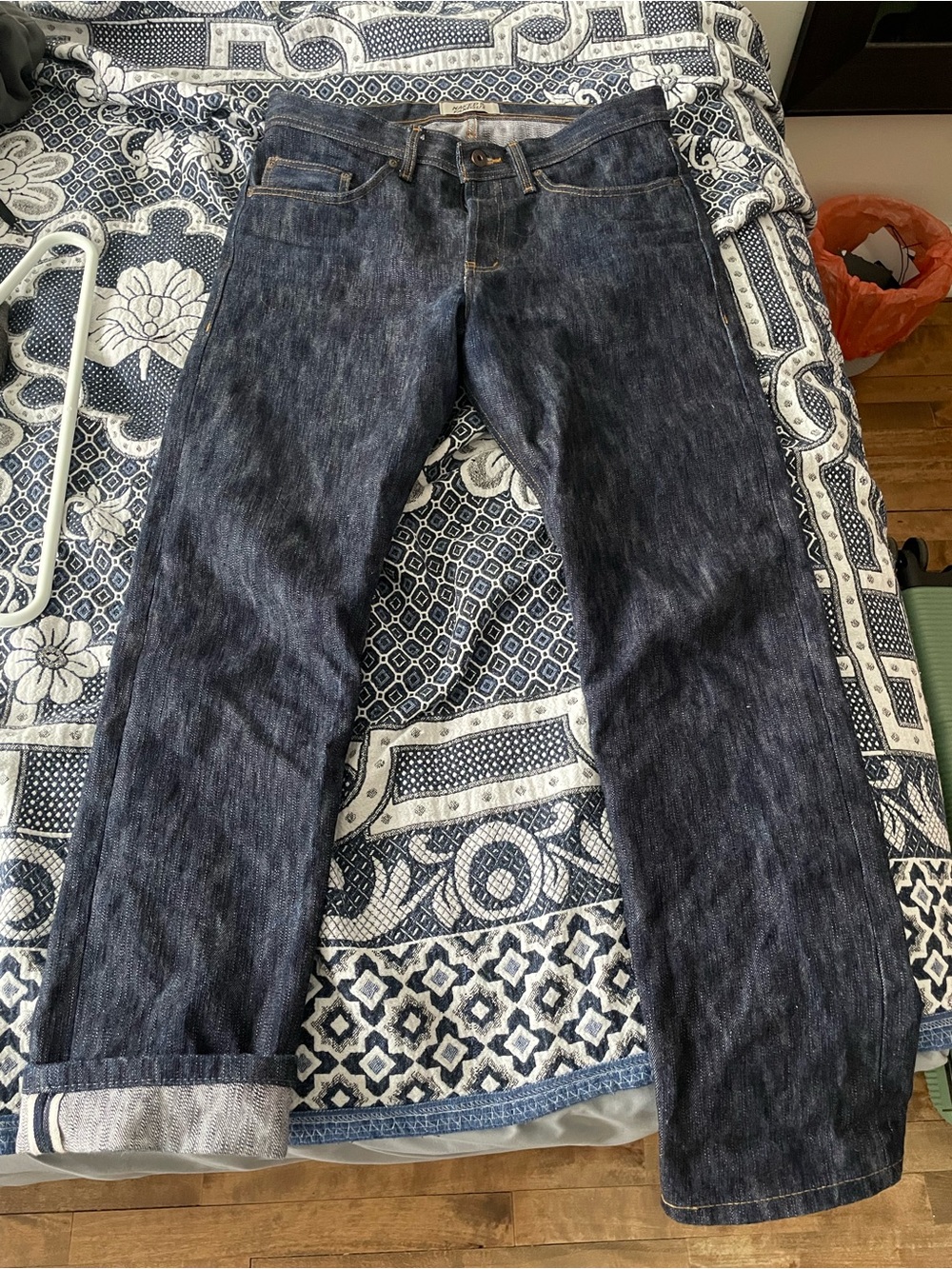 Naked and famous Sakura slub selvedge denim jeans 33